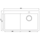 Кухонная мойка Seaman Eco Marino SMV-860L.B