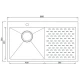 Кухонная мойка Seaman Eco Marino SMV-860PR.A