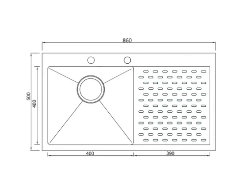 Кухонная мойка Seaman Eco Marino SMV-860PR.B