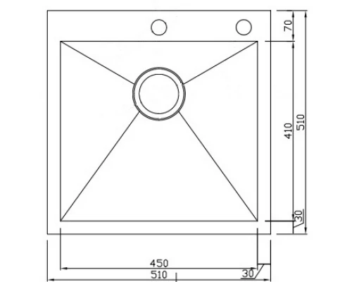 Кухонная мойка Seaman Eco Marino SMV-Z-510.B