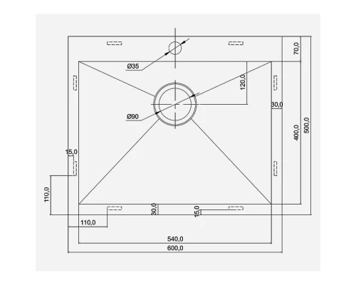 Кухонная мойка Seaman Eco Marino SMV-Z-600.A