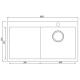 Кухонная мойка Seaman Eco Marino SMV-Z-860L.A