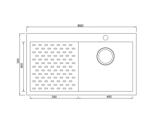 Кухонная мойка Seaman Eco Marino SMV-Z-860PL.A