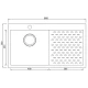 Кухонная мойка Seaman Eco Marino SMV-Z-860PR.A