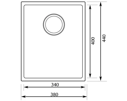Кухонная мойка Seaman Eco Marino SME-380.A