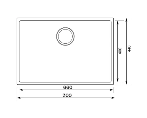 Кухонная мойка Seaman Eco Marino SME-700.A