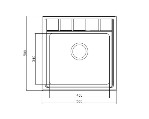 Кухонная мойка Seaman Eco Roma SMR-5050A.0