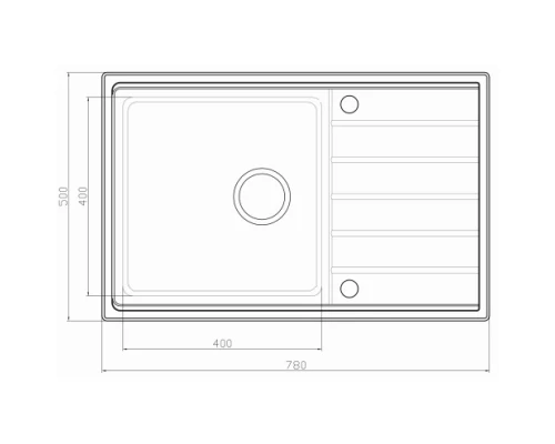 Кухонная мойка Seaman Eco Roma SMR-7850AK.B+SSA-007