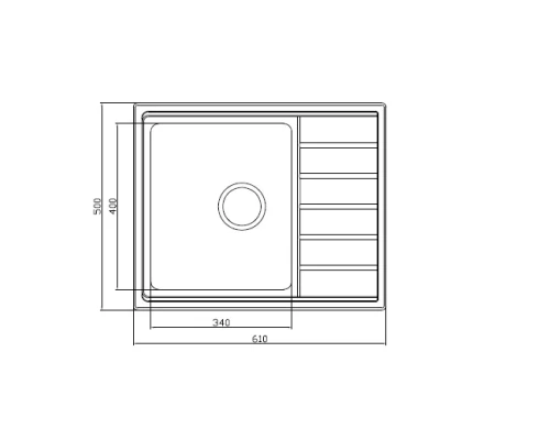Кухонная мойка Seaman Eco Roma SMR-6150A.0