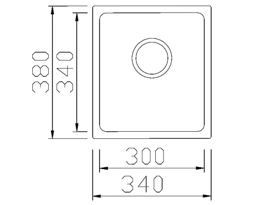 Кухонная мойка Seaman Eco Roma SMR-3438A.A
