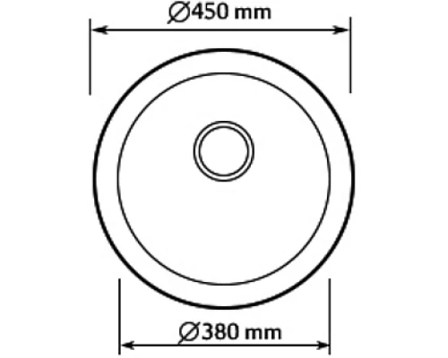 Кухонная мойка Seaman Eco Wien SWT-450B.A