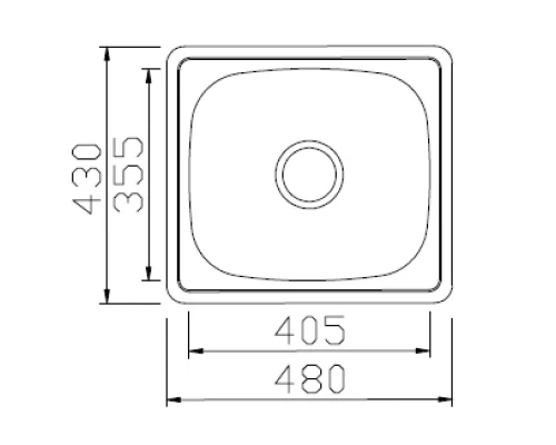 Кухонная мойка Seaman Eco Wien SWT-4843.A