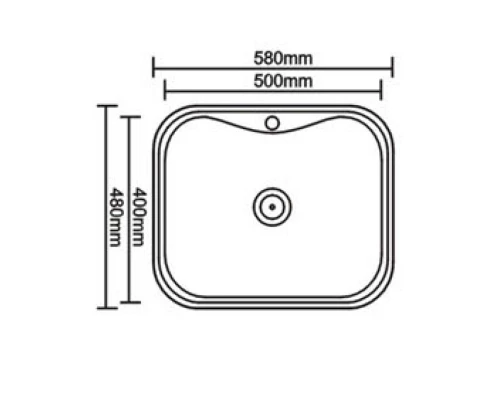Кухонная мойка Seaman Eco Wien SWT-5848.A