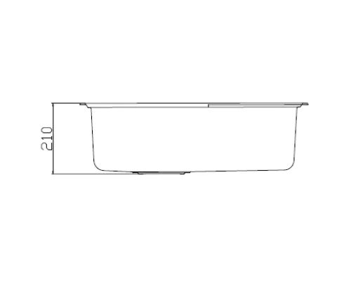 Кухонная мойка Seaman Eco Wien SWT-6845.A