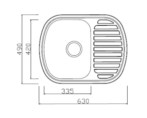 Кухонная мойка Seaman Eco Wien SWT-6349.A
