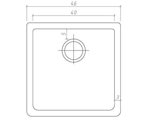 Кухонная мойка Seaman Natural Genova SMC-4646E-Antique.A