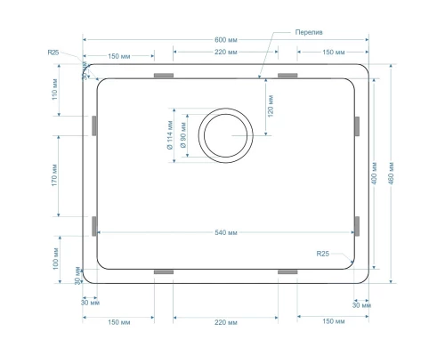 Кухонная мойка Seaman Natural Genova SMC-6046U-Supreme.A