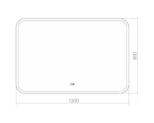 Зеркало 120x80 см Silver Mirrors Stiv ФР-00002225