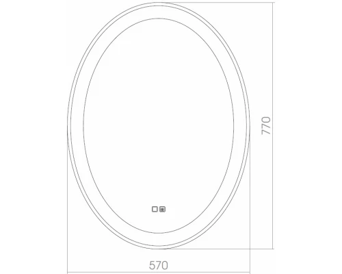 Зеркало 57x77 см Silver Mirrors Italia ФР-00001055