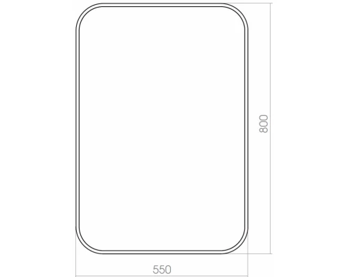 Зеркало 55x80 см Silver Mirrors Amadeus LED-00002352