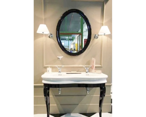 Зеркало 62 см черный глянец Simas Lante LAS1nero