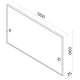 Зеркало 120x80 см матовый хром Sintesi Armadio SIN-SPEC-ARMADIO-CROMO-120