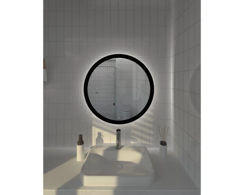 Зеркало 80x80 см черный матовый Sintesi Callisto SIN-SPEC-CALLISTO-80