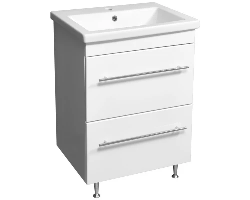 Тумба белый глянец 57 см Stella Polar Ванесса SP-00000218