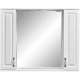 Зеркальный шкаф 100x80 см белая ольха Stella Polar Кармела SP-00000187