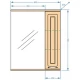 Зеркальный шкаф 65x80 см карпатская ель Stella Polar Кармела SP-00000181