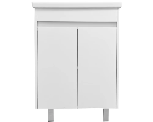 Тумба белый глянец/белый матовый 59,7 см Stella Polar Фаворит SP-00000163