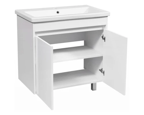 Тумба белый глянец/белый матовый 79,2 см Stella Polar Фаворит SP-00000164