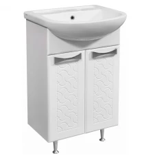 Тумба белый глянец/белый матовый 47 см Stella Polar Ванда SP-00000200