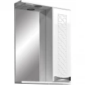 Зеркальный шкаф 50x70 см белый глянец/белый матовый Stella Polar Ванда SP-00000198