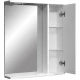 Зеркальный шкаф 60x70 см белый глянец/белый матовый Stella Polar Ванда SP-00000199