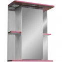 Зеркальный шкаф 55x70 см красный глянец Stella Polar Колор-1 SP-00000196
