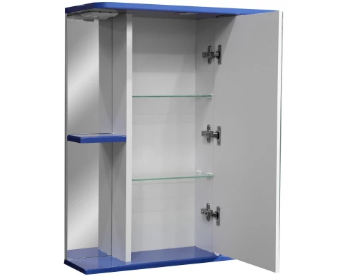 Зеркальный шкаф 55x70 см синий глянец Stella Polar Колор-1 SP-00000197