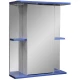 Зеркальный шкаф 55x70 см синий глянец Stella Polar Колор-1 SP-00000197