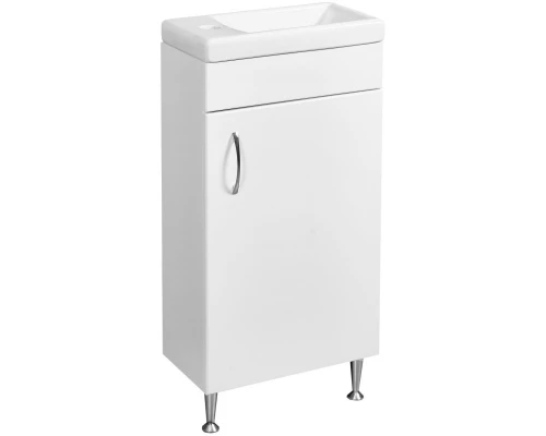 Тумба белый глянец/белый матовый 39,5 см Stella Polar Концепт SP-00000232