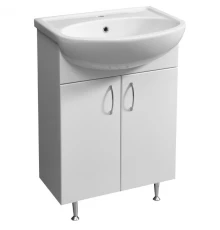 Тумба белый глянец/белый матовый 49,5 см Stella Polar Концепт SP-00000047