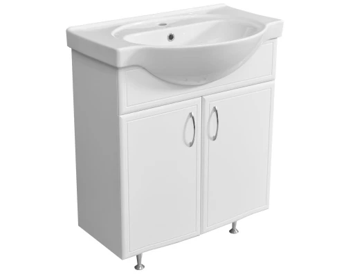 Тумба белый глянец/белый матовый 67,5 см Stella Polar Концепт SP-00000060