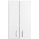 Шкаф двустворчатый подвесной 48x80 см белый глянец/белый матовый Stella Polar Концепт SP-00000139