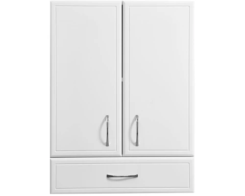 Шкаф двустворчатый подвесной 60x80 см белый глянец/белый матовый Stella Polar Концепт SP-00000141