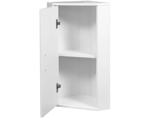 Шкаф угловой одностворчатый подвесной 30x70 см белый глянец/белый матовый Stella Polar Концепт SP-00000142