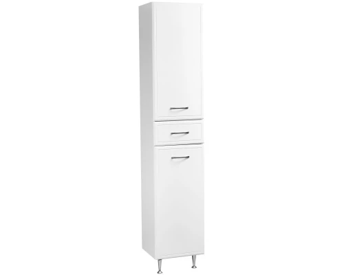 Пенал напольный белый глянец/белый матовый Stella Polar Концепт SP-00000145