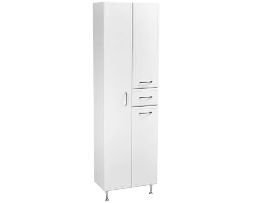 Пенал напольный белый глянец/белый матовый Stella Polar Концепт SP-00000150