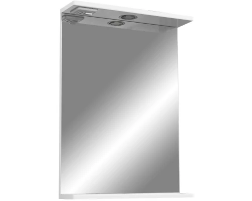 Зеркало 50x70 см белый глянец/белый матовый Stella Polar Ильза SP-00000220