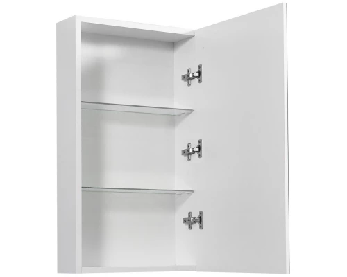 Зеркальный шкаф 40x70 см белый матовый Stella Polar Альда SP-00000221