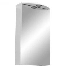 Зеркальный шкаф 40x70 см белый матовый Stella Polar Альда SP-00000222