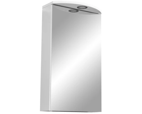 Зеркальный шкаф 40x70 см белый матовый Stella Polar Альда SP-00000222